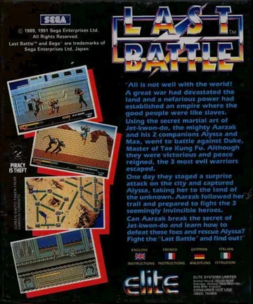 Last Battle box cover back